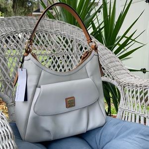 Dooney and Burke White Hobo